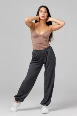 Султанки трикотажные 4098 антромеланж