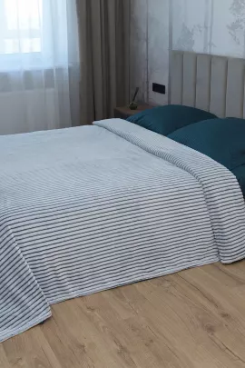 Вертикаль(ультрамарин) плед велсофт