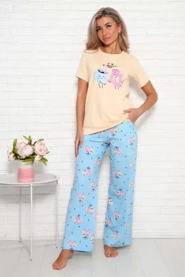 Пижама 1033 персиковый последний размер