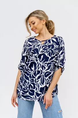 Туника 36764 сине-белый последний размер