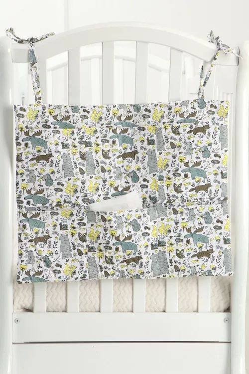 Органайзер на детскую кроватку арт. ККР/лесные-жители