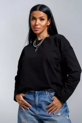 Лика(черный) лонгслив