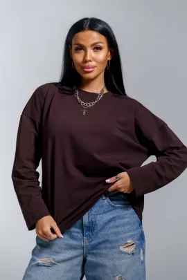 Лика(шоколад) лонгслив