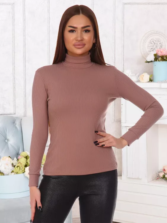 Жизель-2(кофе) водолазка (фуфайка)