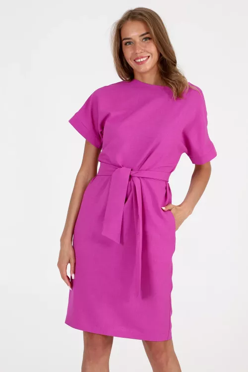 Платье П029 пурпурно-розовый последний размер