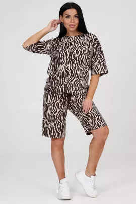 Костюм с шортами Зебра