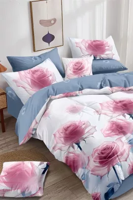 Постельное белье поплин люкс - Нежная роза