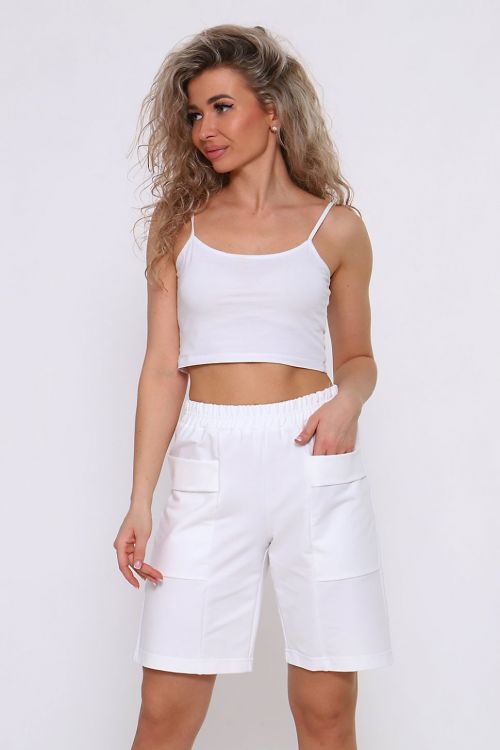 Шорты 78548 молочный последний размер