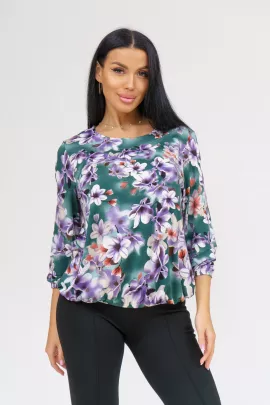 Фиалка(голубой) блузка