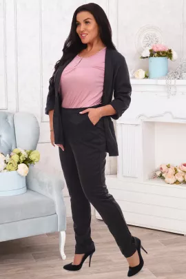 Камелия (графит) Брюки