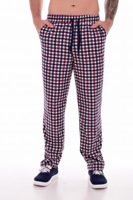 Брюки мужские 9-172 синий + красный последний размер