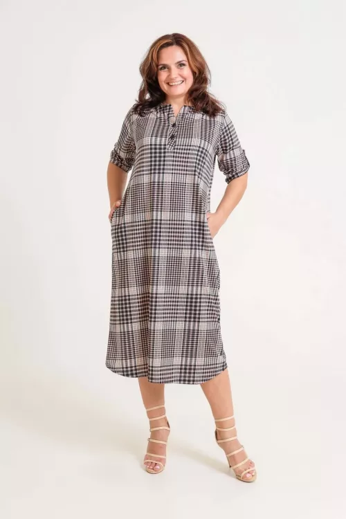 Платье 95512 бежевый последний размер