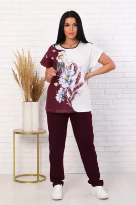 Костюм Палитра бордовый последний размер