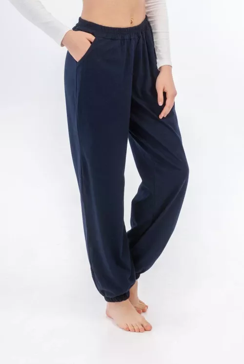 Султанки трикотажные 4098 (темно синий)