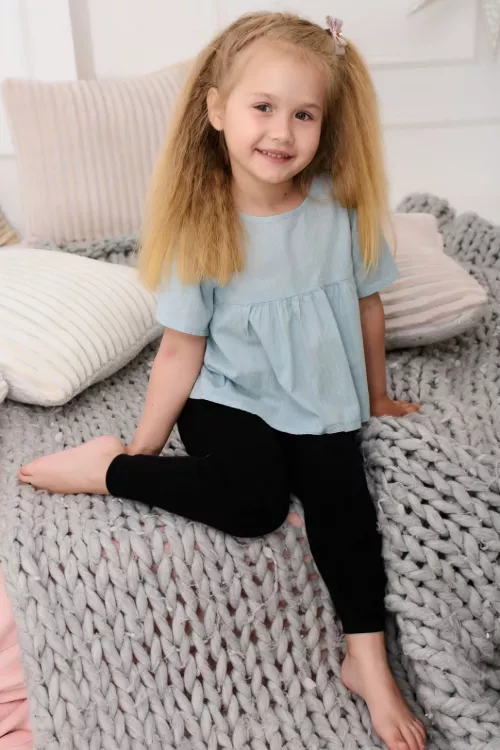 Леггинсы детские Леопольд черный последний размер