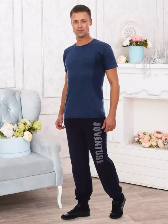 Роджер (син) брюки мужские