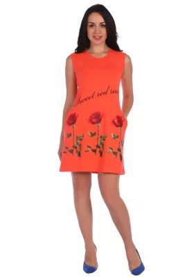 Платье "Танго" коралл