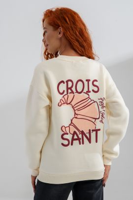 8572 женский свитшот оверсайз