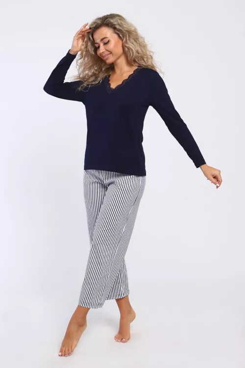 Пижама 78568 синий последний размер