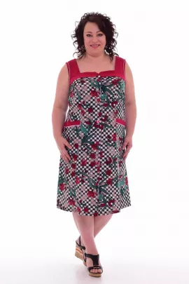 Халат женский 3-192а (клетка)