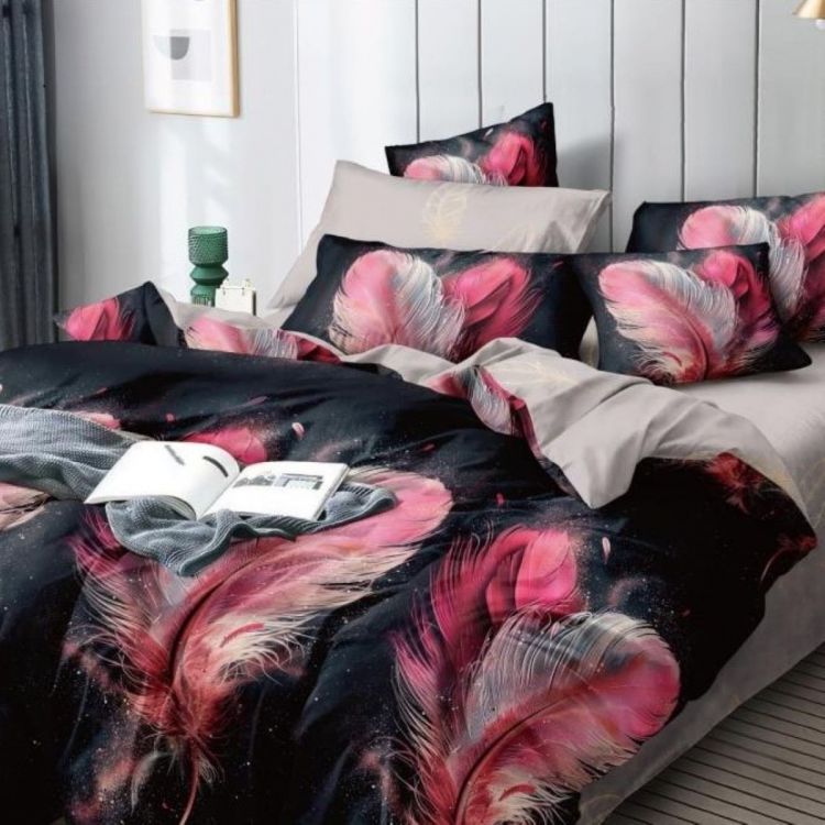 Постельное белье поплин эксклюзив на молнии - Жар птица