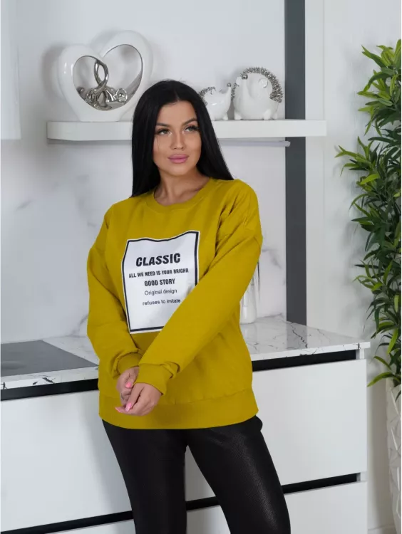 Молния кофта женская (оливковый)