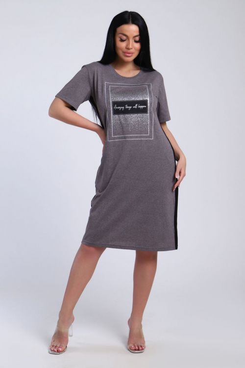 Туника 76179 серый последний размер