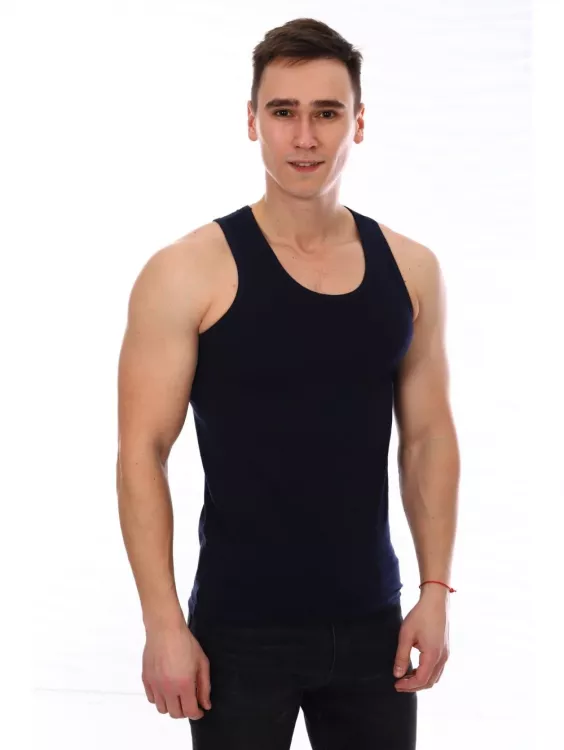 Майка "Павел" темно-синяя