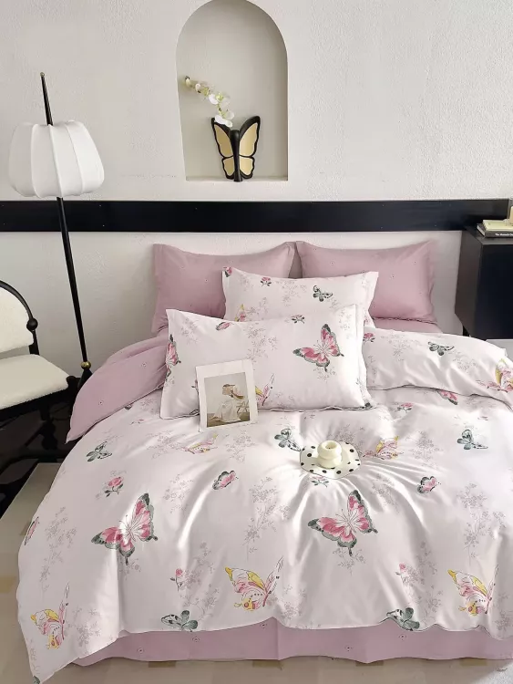 Постельное белье поплин эксклюзив - Кленовая бабочка