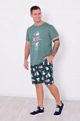 Пижама мужская 9-213 (изумруд)