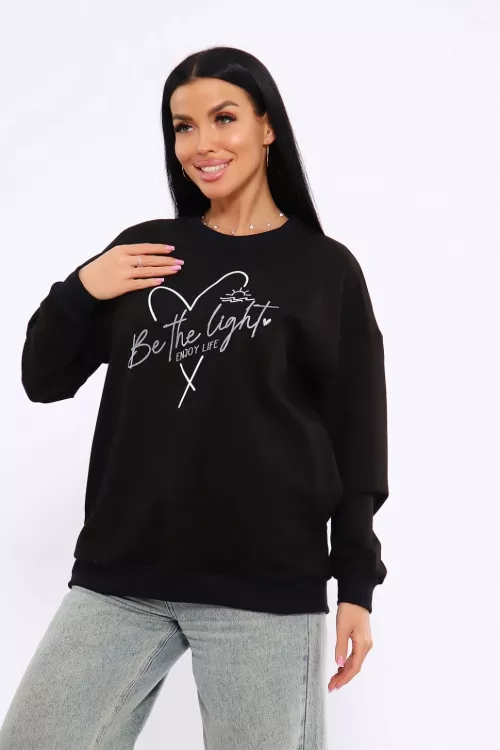 Толстовка 80040 черный последний размер