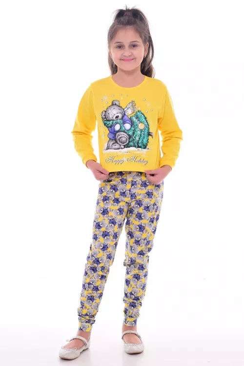 Пижама детская 7-274а (лимон)