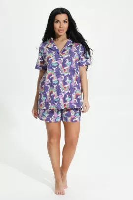 Нимфа пижама женская (фиолетовый)