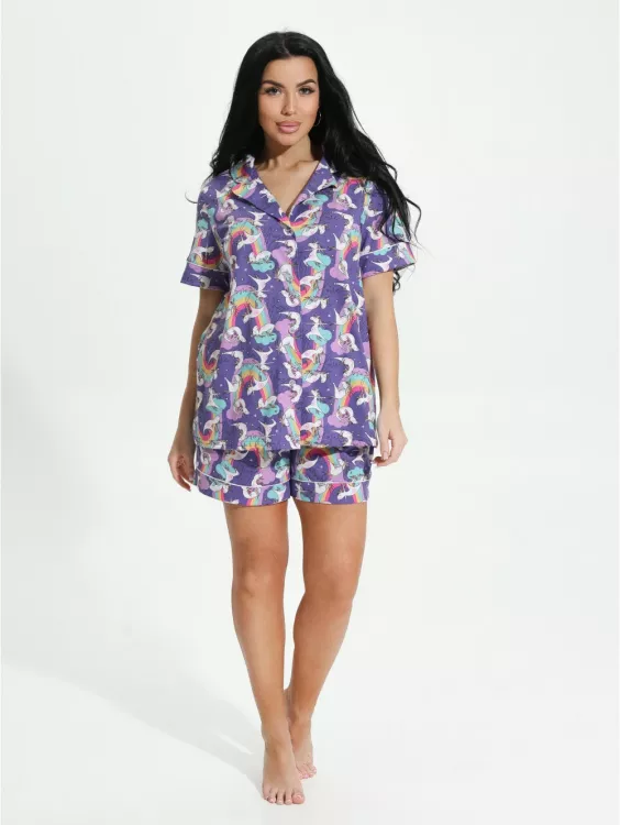 Нимфа пижама женская (фиолетовый)