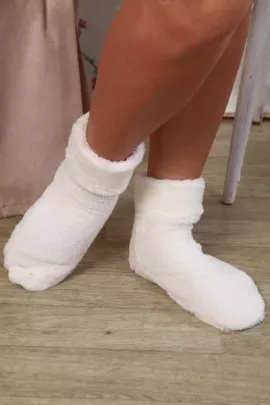 Носки велсофт молочный последний размер