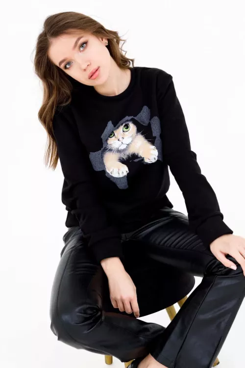 Толстовка 24356 черный последний размер