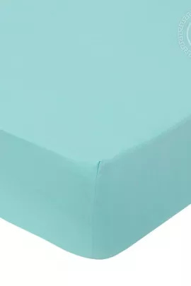 Простыня на резинке Ментоловый поплин последний размер