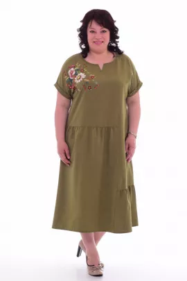 *Платье женское Ф-1-29б (хаки)
