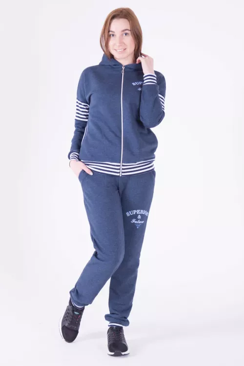 Пижама женская 5-152а (индиго-меланж)