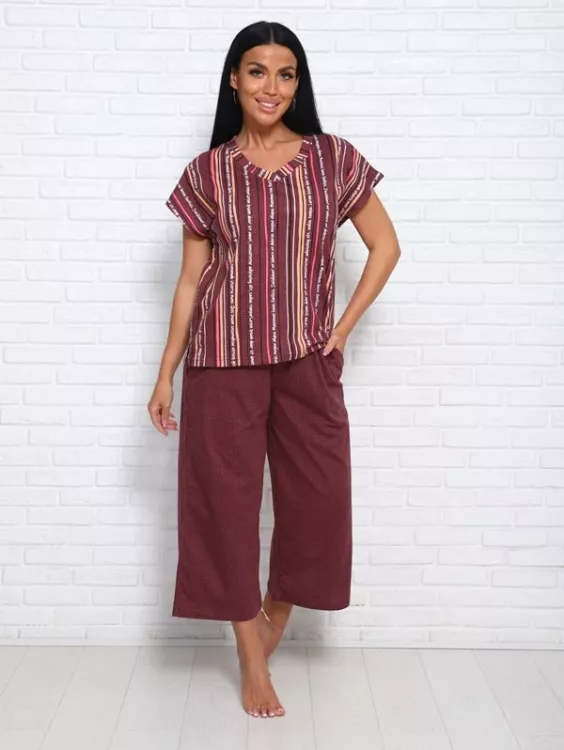 Костюм Брауни коричневый (брюки без рисунка)