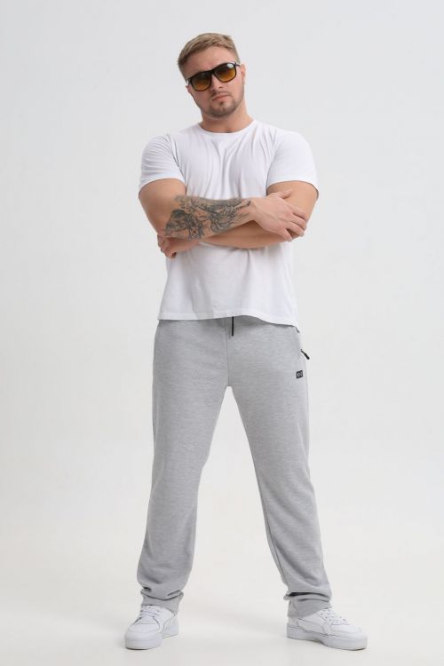 Брюки мужские 14 серый меланж последний размер