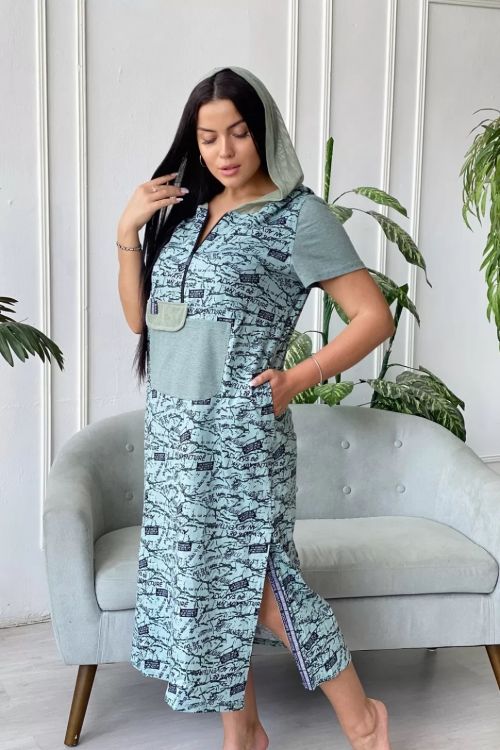 Платье 413552 буквы олива последний размер