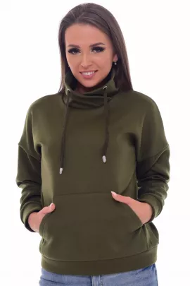 Толстовка женская 6-179а (хаки)