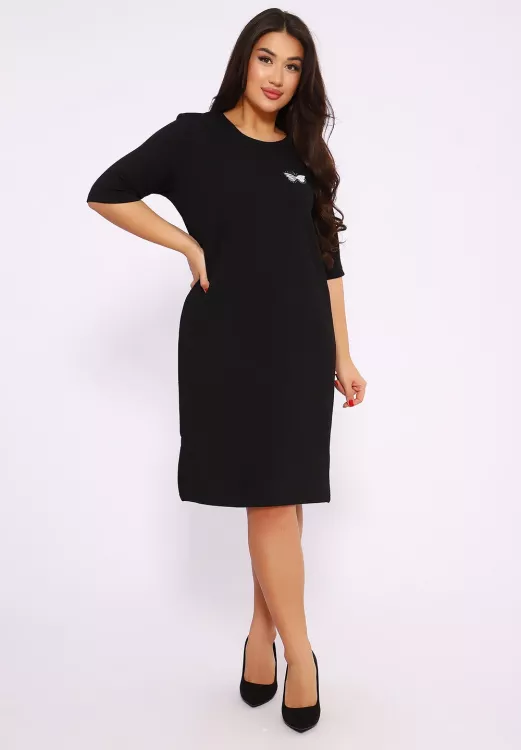 Платье женское 980833 черный последний размер