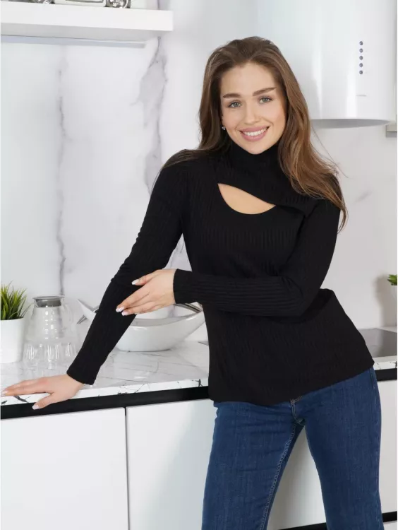 Водолазка Призент (черный) маломерит на размер