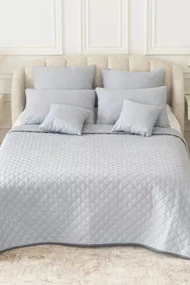 Одеяло-покрывало микрофибра(серая) у/степ (150г/м2)