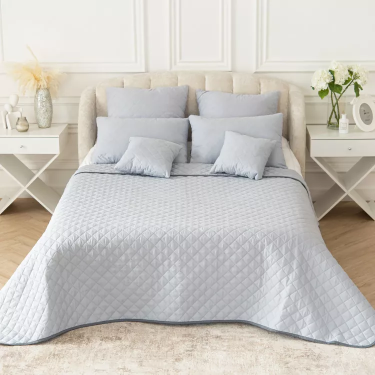 Одеяло-покрывало микрофибра(серая) у/степ (150г/м2)