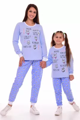 Пижама женская 1-174б (лазурь)