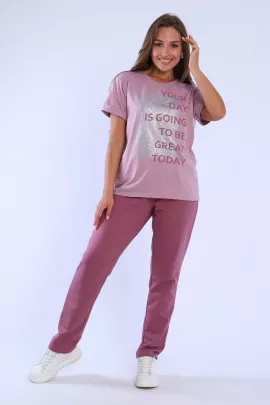 Костюм женский 5-332б (пепельная роза)