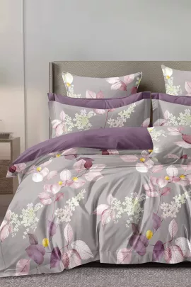 Постельное белье поплин эксклюзив - Цветущая сирень